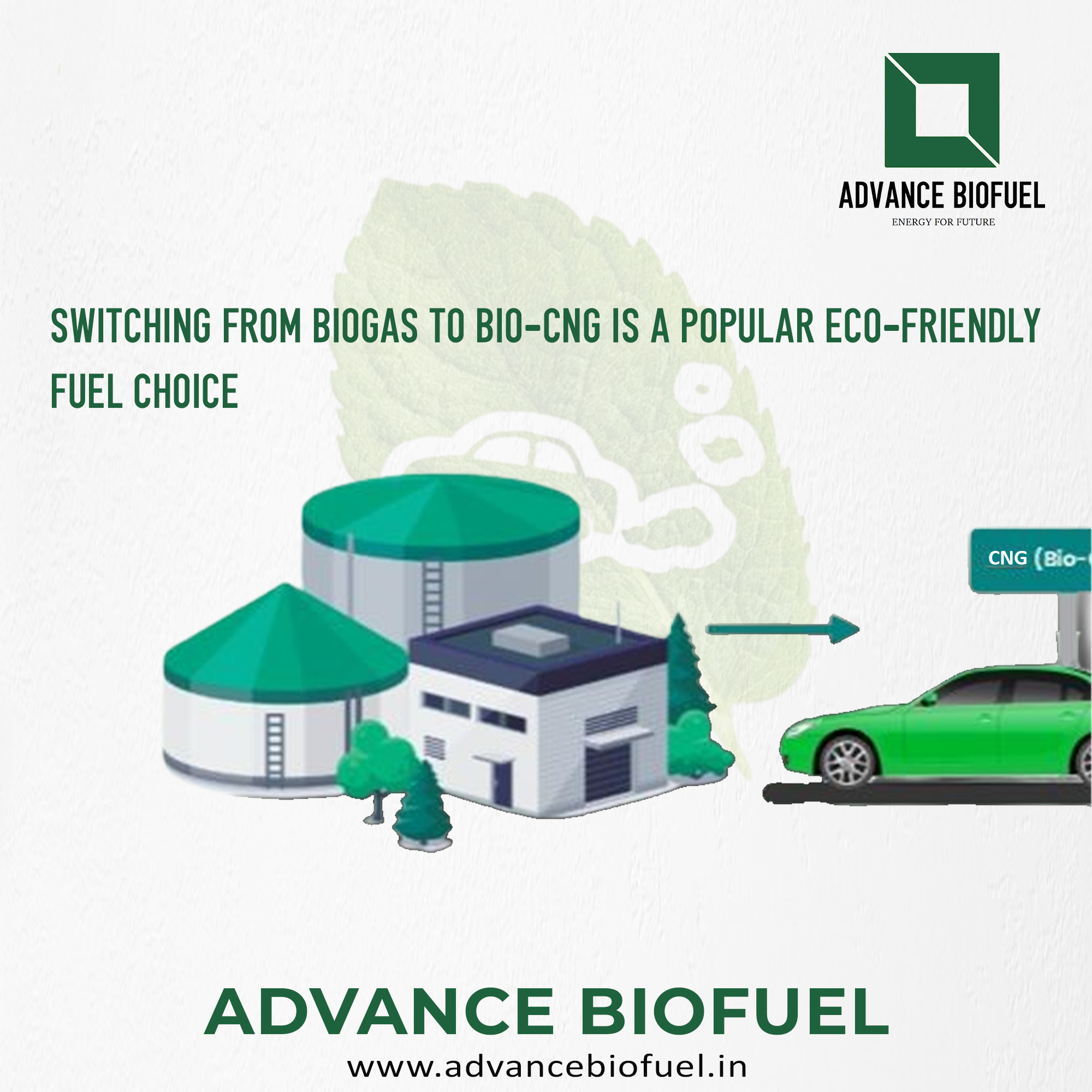 Switching from biogas to bio-CNG is a popular eco-friendly fuel choice