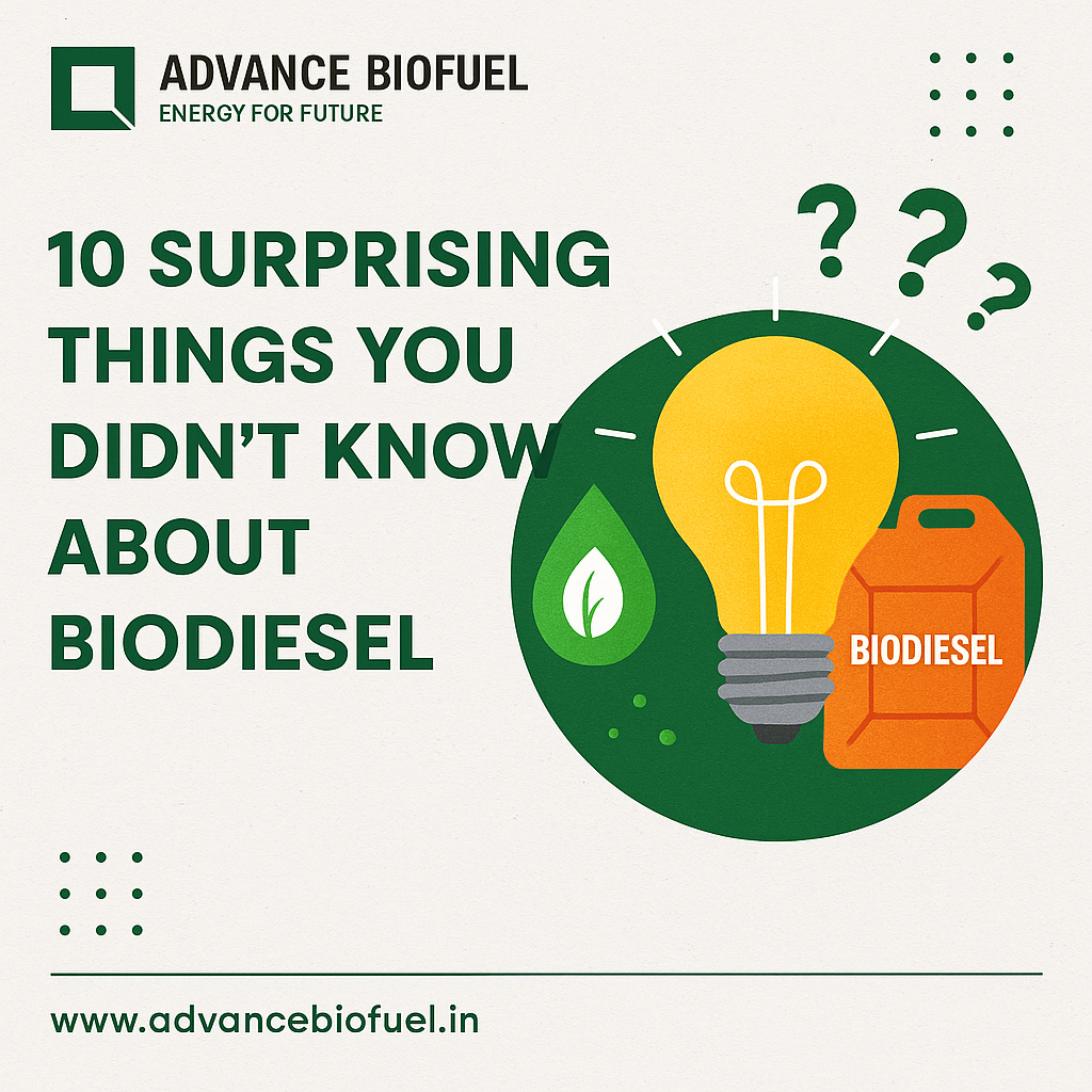 10 Surprising Things You Didn’t Know About Biodiesel