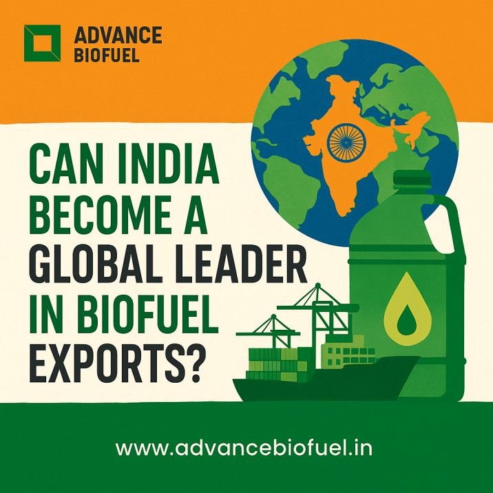 Can India Become a Global Leader in Biofuel Exports?