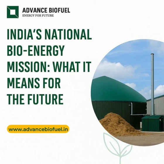 India’s National Bio-Energy Mission: What It Means for the Future