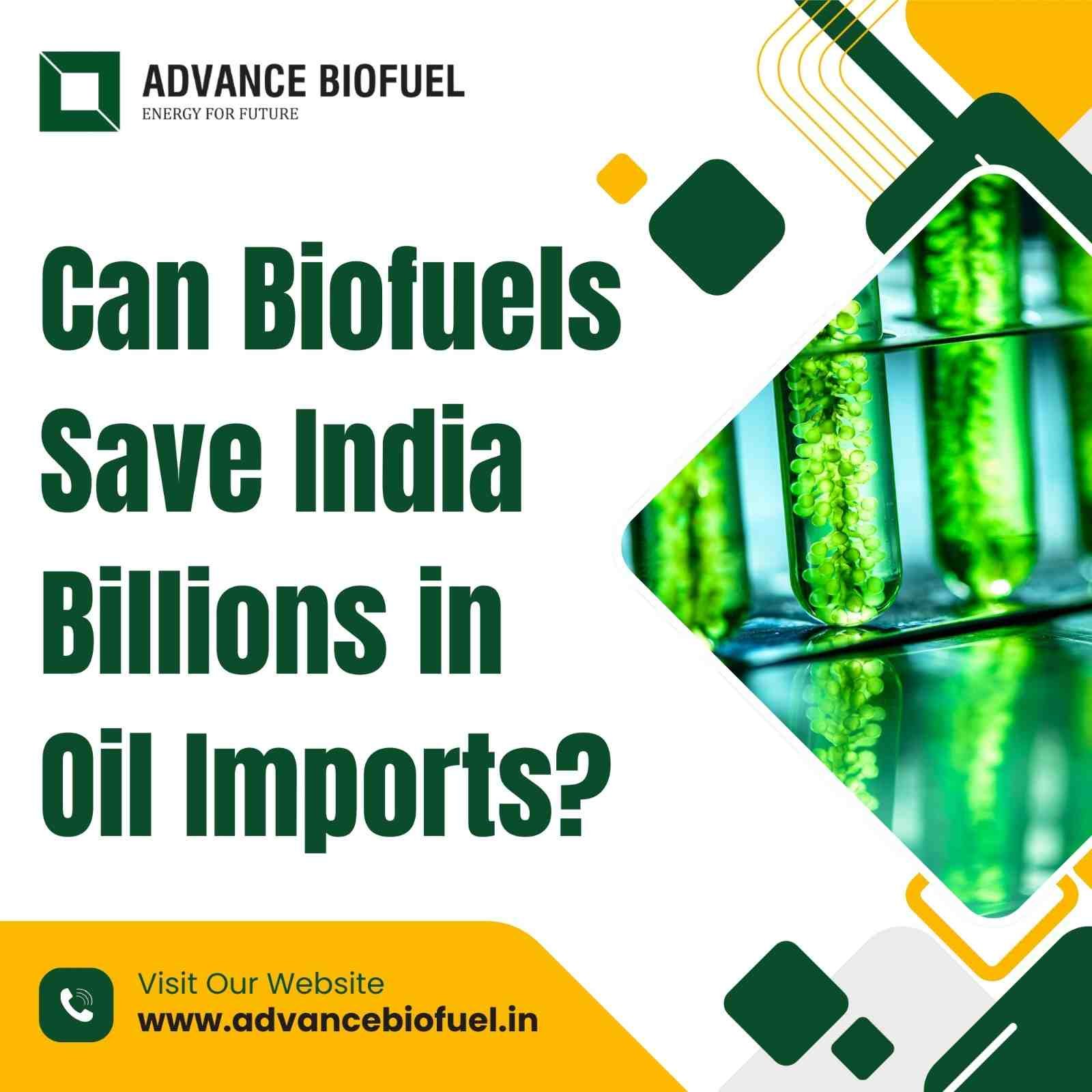 Can Biofuels Save India Billions in Oil Imports?