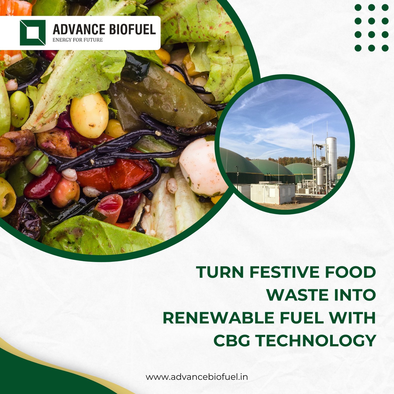 Turn Festive Food Waste into Renewable Fuel with CBG Technology